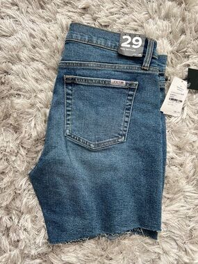 Joe's Jeans Light Blue Denim Shorts with Contrast Stitching